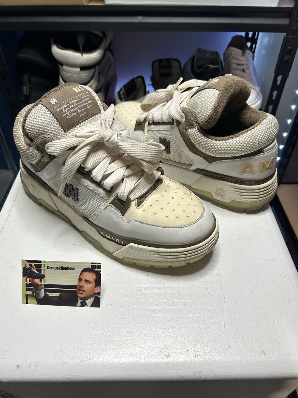 Amiri Ma-1 Brown Sneaker Size 12 US Mens